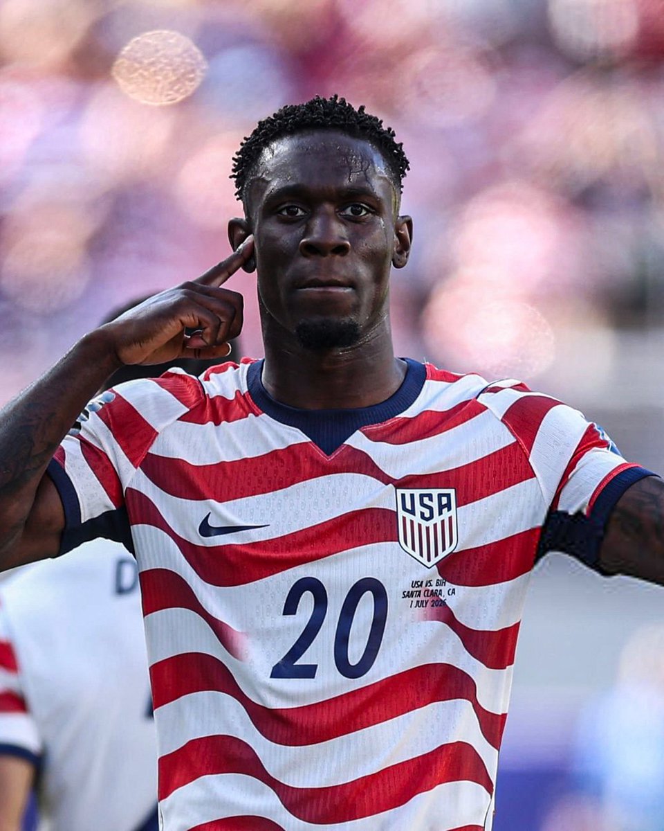 AtaqueFutbolero's tweet photo. ⚠️🇺🇸 FOLARIN BALOGUN PODRÁ JUGAR OCTAVOS CONTRA BÉLGICA. 

La suspensión por la tarjeta roja se aplicará MÁS ADELANTE. ‼️ https://t.co/hfyXAfQLiw