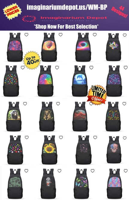 ImaginariumDep's tweet photo. On Sale Now! Back-to-school backpacks perfect for school, college, travel, and everyday. Shop now before your favorites are gone! https://t.co/aDH1GrFhs4 #backtoschoolbackpack #schoolbackpack #backtoschoolshopping #schoolsupplies #backpack #backtoschool #collegeessentials https://t.co/Pe55GuwtSu