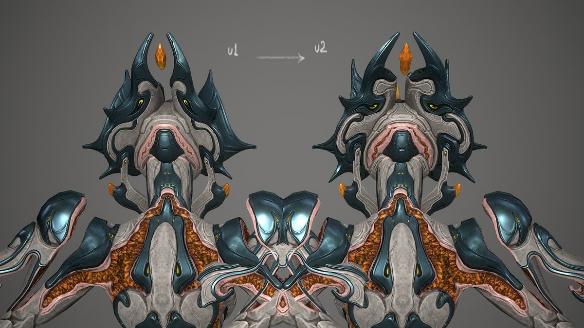 VentralHound's tweet photo. #warframe #tennogen
Slightly improved version of the Citrine helmet https://t.co/IEXE48veHH