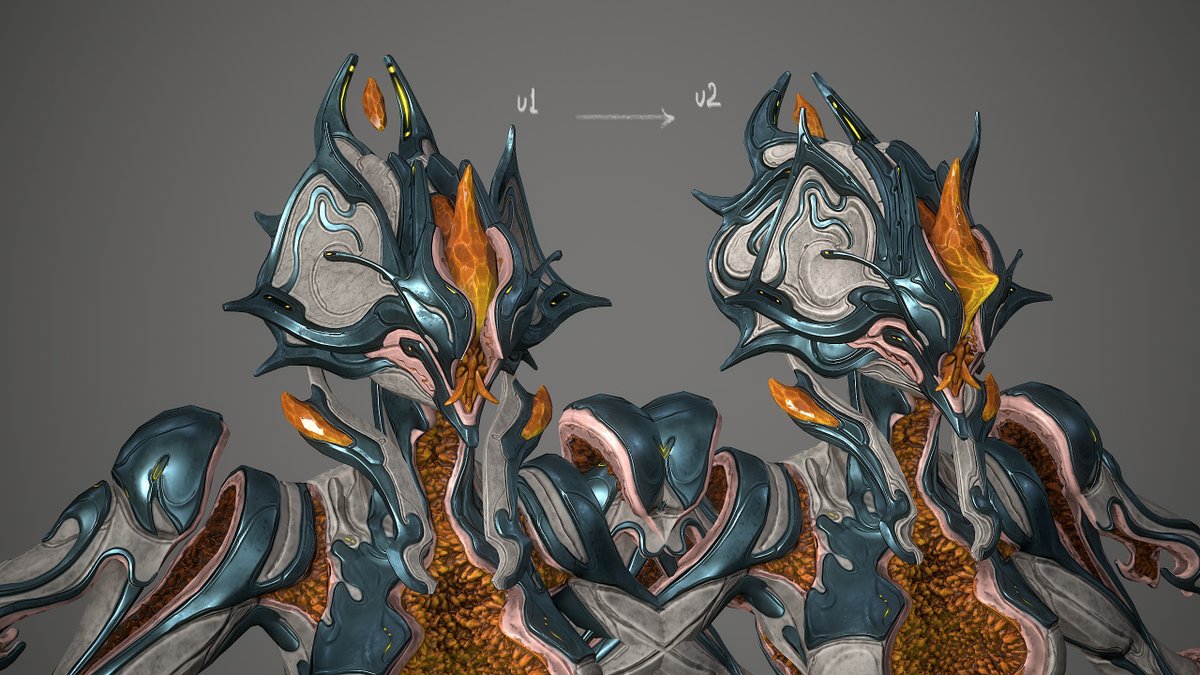 VentralHound's tweet photo. #warframe #tennogen
Slightly improved version of the Citrine helmet https://t.co/IEXE48veHH