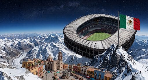 IOwlonso's tweet photo. View from the #Azteca.  #Mexico #WorldCup https://t.co/qT8z9pxCpo
