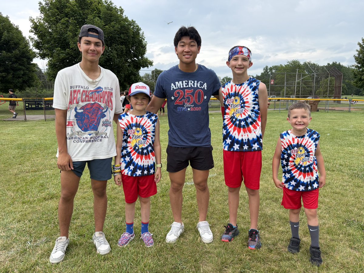 trenton_ruffolo's tweet photo. Happy 4th of July! The second Wiffle Warriors wiffleball tournament was a huge success. My cofounder @dombernardone_ and I enjoyed running this event to help Eddie Golden and his Family. The event raised over $3,000 to support Eddie’s battle against cancer. Eddie was awesome, and his team even ended up winning the championship. Stay Golden!
@JrRadomski @Emerson_Weber29 @ethanorlowski6 @GreyGordon2029 @tinofav6 @BreezyBear_20 @nicholsdugout