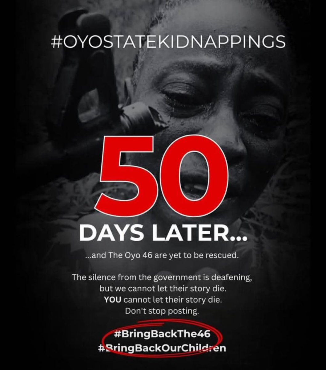 UgoMelvis's tweet photo. 50 days is 50 days too long. Bring them home.
#BringBackOurChildren
#ChildRight
#Melvis7DaysRant
#DML https://t.co/orDVY9By4X