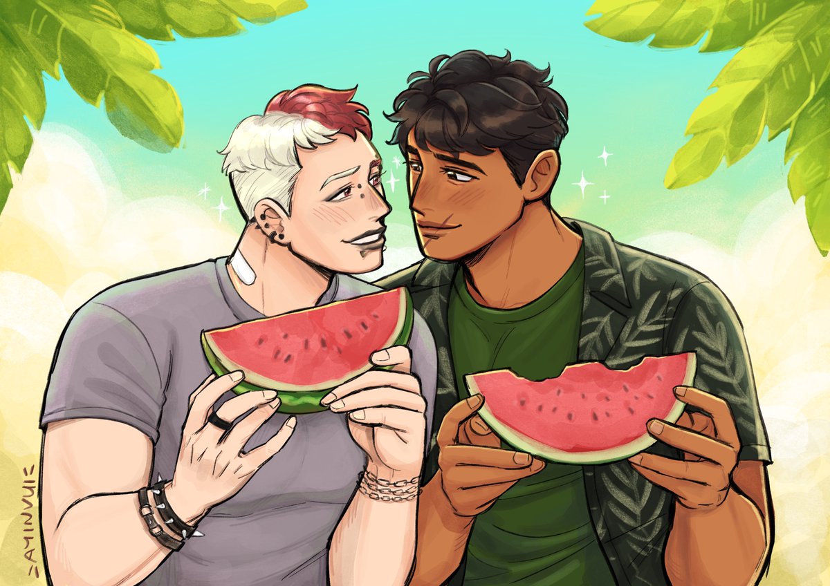 ayinvui's tweet photo. #VGenComm for @amsabode!🍉🏝️ https://t.co/suJLdH2ty3