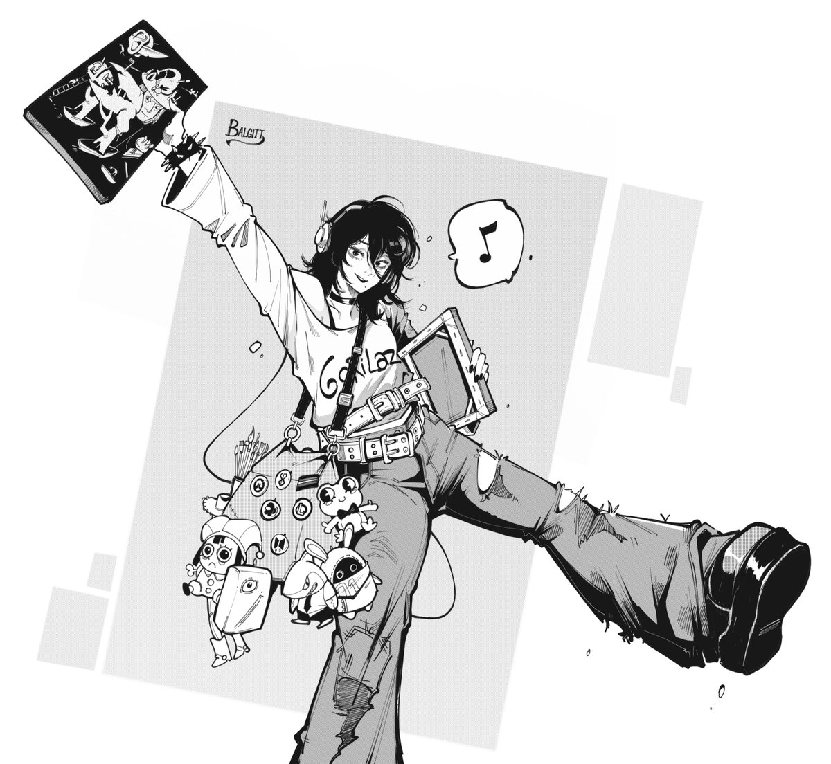 VictorBalgitt's tweet photo. KYOMOTO 🖤

Ojalá ser Kyomoto y poder estudiar artes 😞😞
#lookback #kyomoto #digitalcircus #painting #digitalart https://t.co/3f7owWZMlm