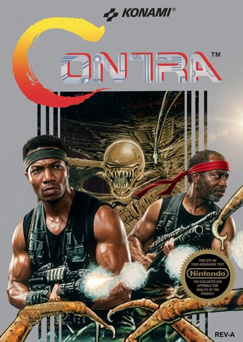 Jeffjos72's tweet photo. Contra Reboot! 
#ContraAlienWar
#AIVideo 
#VideoGame https://t.co/H5ccZM7MTO