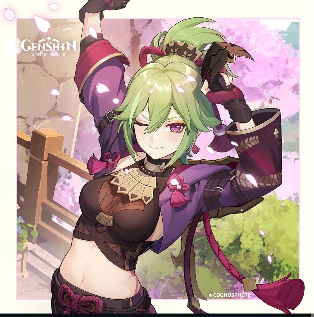 WinterSilph's tweet photo. Pertama : 
Kukii, lama bgt ini dia gue pake sampe AR gede 😂

Sekarang :
Arle, char paling efisien dan definisi independen women sesungguhnya wkwk
Damage sakit, gameplay gampang, bisa nge-heal sendiri lg 🥲 https://t.co/qubVQ6uc4V
