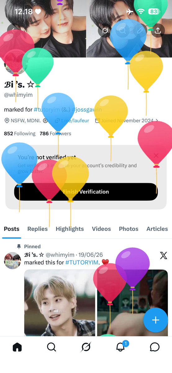 whimyim's tweet photo. MET HBDDD https://t.co/3VLe2L48oy