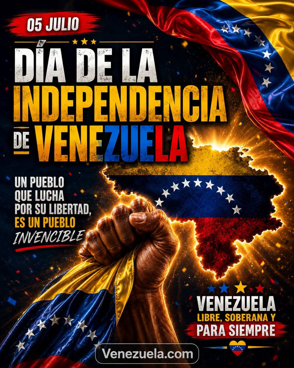 sanchezac1961's tweet photo. Venezolano, nuevamente es el momento de luchar por la independencia de tu patria #SOSVenezuela #Art350 #Resistencia #Venezuela https://t.co/SPfYZtEkVg
