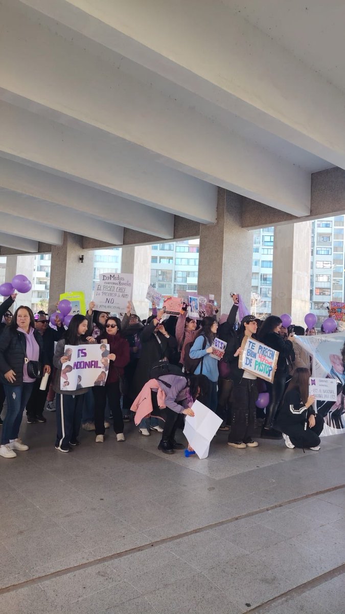 revolucionarmy_'s tweet photo. Armys de Concepción presente en la marcha‼️ 
QUEREMOS A BTS EN EL NACIONAL 

#ChileQuiereBTS
#ARMYChile
#RespetoALosFans
#BTSenChile
 #RespectARMYChile
#ListenToARMYChile
#RespectBTSChile
#revolucionarmy_cl https://t.co/sJiUonwkHu