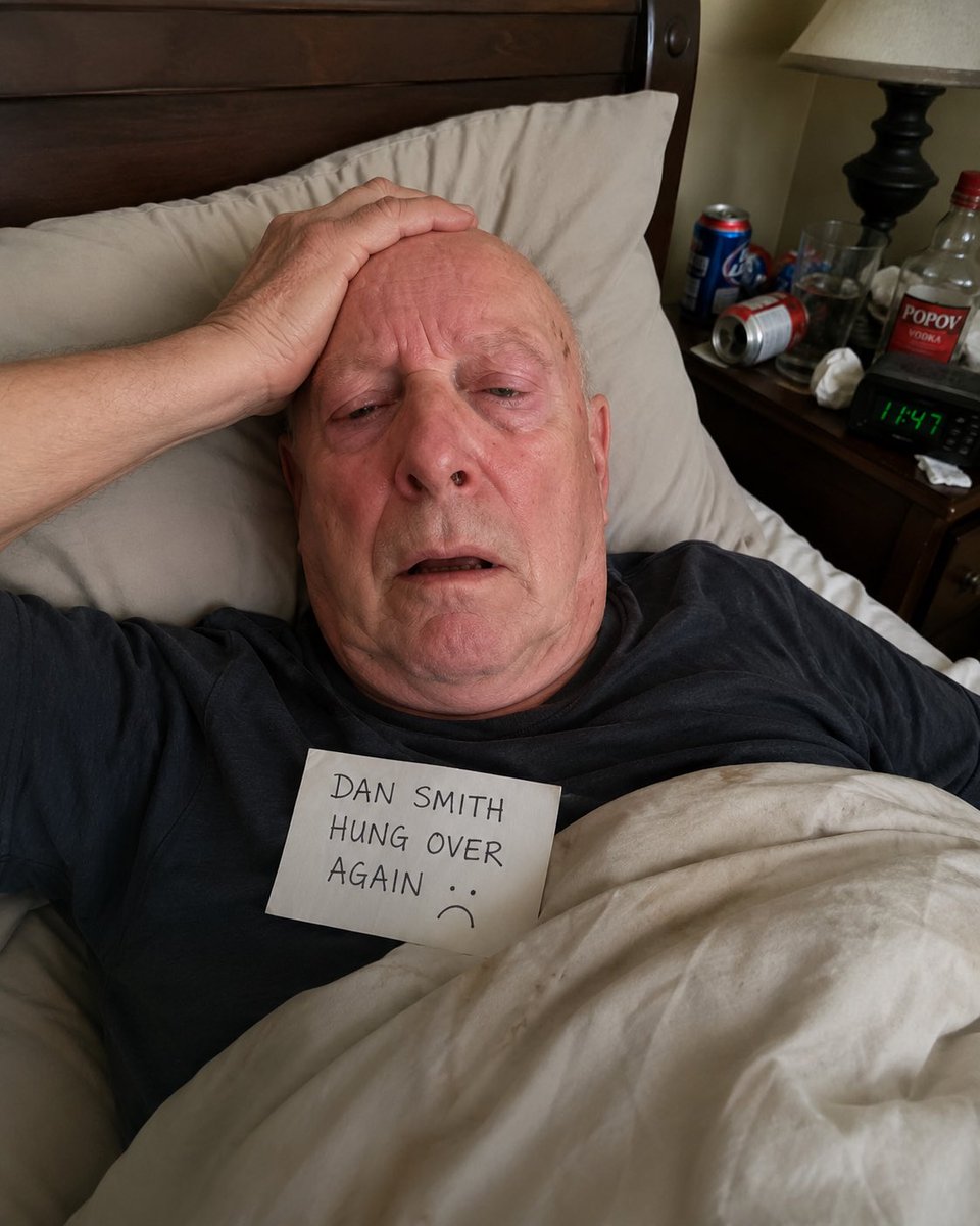Dansmith687's tweet photo. Don’t think I’ll be able to make it out of bed today, even worse, I think my wife may want to divorce me after last night. https://t.co/nCxLiH4h0c