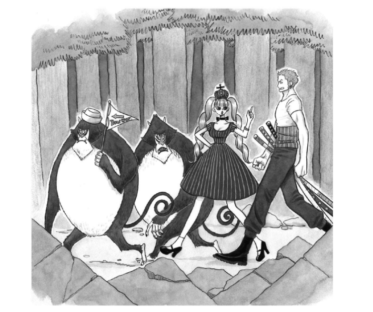 ZoroSantoryu11's tweet photo. Illustrations from Perona's chapter in One Piece Heroines.

I can't wait to see it animated! 

#ONEPIECE #ONEPIECEHEROINES https://t.co/kFvrYsNHDb