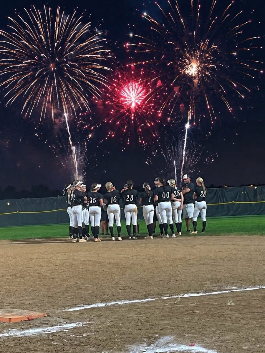 Kallaway02's tweet photo. First trip to play in Colorado is over.  I can’t wait to come back. I got to wear my sister’s old number.  I made some plays. I played outfield. I gave up some home runs. I hit some balls really well. I ran and scored. I hit a new PR pitching in game -62. I got to go in the box to face @MorganMaxwell72. I’ve met her before at @martin_lincoln lessons and she gave me some advice about colleges. She’s committed to play at UGA and throws 68-70. I fouled two balls off, but she got me in the end giving me my first strike out of the tournament. This was a learning experience for me and I LEARNED SO MUCH!!! 
Our team won our pool and went 6-3 on the week. Thank you @GaImpact16UPrmr for having me. So many college coaches everywhere and it just motivates me for the future. 💓💓
@beatyourbest02 @Viperskotula 
@ExtraInningSB 
#UM #ISI7