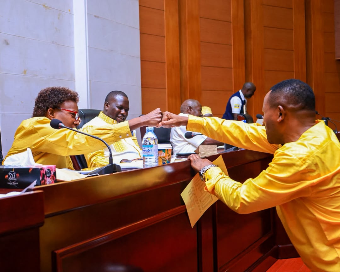 PNyamutoro's tweet photo. Congratulations Hon.Isaac Ismail,MP Padyere Otimgiu upon being elected Vice Chair NRM Caucus. 

Thank you Hon colleagues of the 12th Parliament for the support and trust 🙏. https://t.co/szQEb1Y4xM