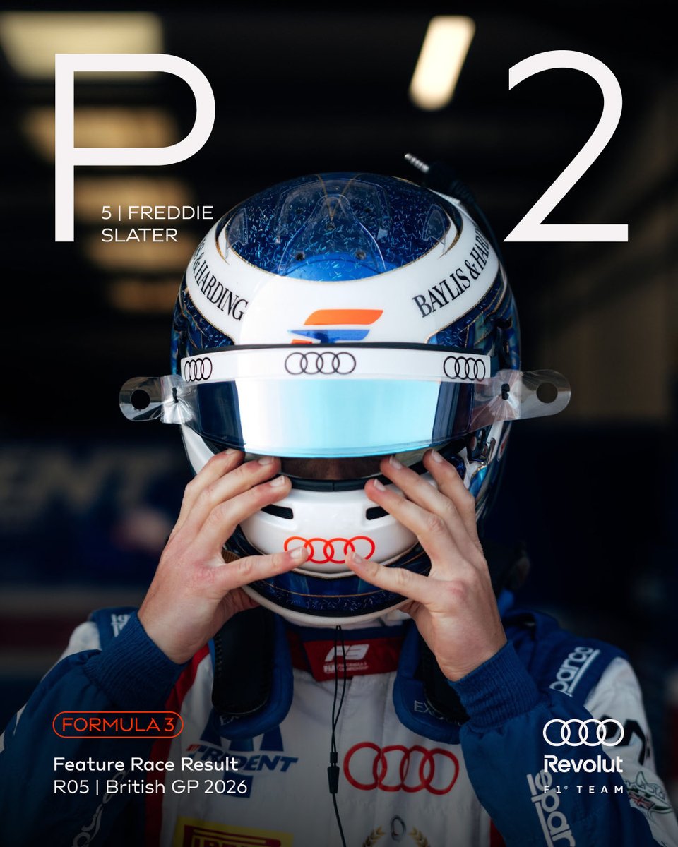 audif1_'s tweet photo. Turns out Silverstone had one more ace up its sleeve for Freddie, who got promoted to P2. ✨🇬🇧 https://t.co/ulcUOGW9NT