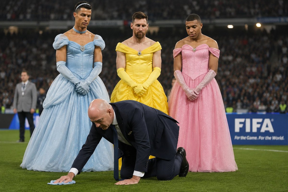 WizardGabiz's tweet photo. Essa Copa do Mundo está provando para todo o Mundo a podridão que é jogar contra o trio ternura da competição.
Não pode tocar nas princesas, ta?

#Fifaworldcup
#FIFA https://t.co/XwGrqQ1uKK