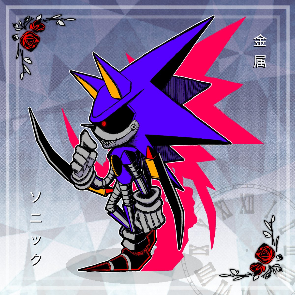 YarmAlley's tweet photo. My take on Metal Sonic. Inspired by the art style of a Friend
#art #metalsonic #sonic https://t.co/T8rBDauPEL