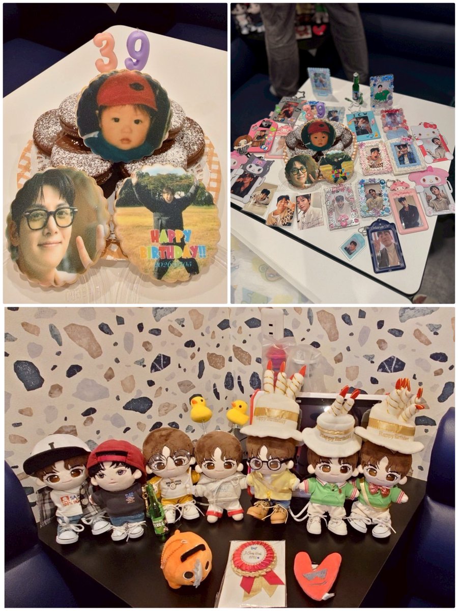 suezuyndjun's tweet photo. 7月5日別界隈の推し俳優様のセンイル🎂
いつメンでもう何回目？なセンイルパーティーしてきました🎈

まずはカラオケボックスに持ち込みでお祝いした後、いつものカフェでのセンイルイベントへ。
その後ディナーでナッコプセ。からの再びいつものカフェへ。

お祝いに溢れた1日になりました✨ https://t.co/LwnI3QgjQx