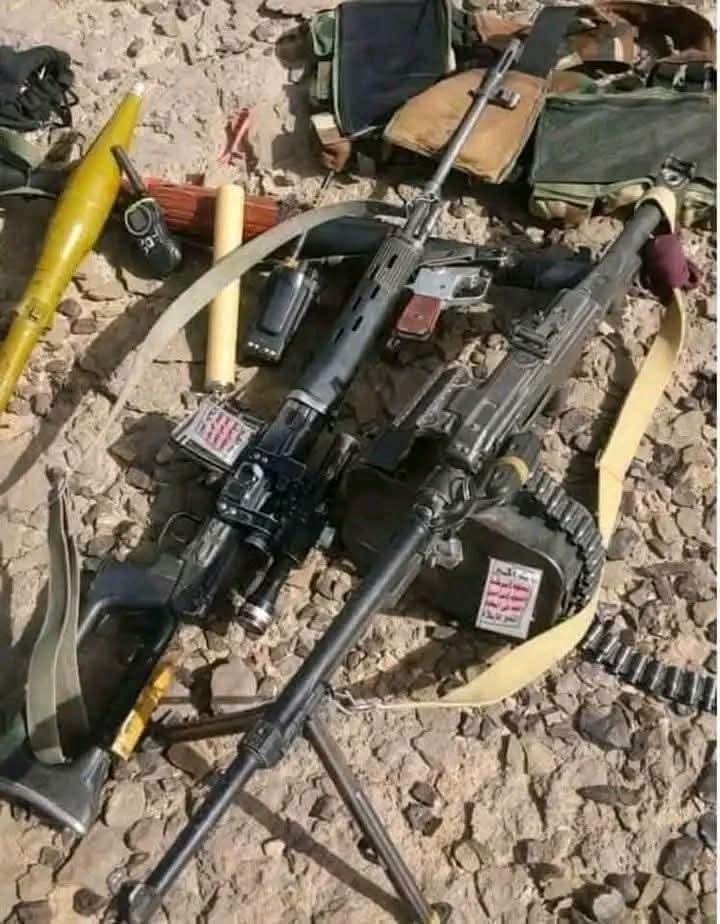 hedeel36's tweet photo. في ملحمةٍ تجسّد أسمى قيم الفداء والاستبسال، استلب أبطالنا في جبهات الشرف غنائم وعتاد المليشيا الحوثية؛ مشاهد بطولية لا تعكس فقط الصمود والتضحية، بل تُسقط أوهام االمليشا التي يروّج لها أنصارهم، وتحيلها إلى واقعٍ يفرضه أبطالنا بقوة السلاح
#مستمرون_والعهد_صنعاء
#تحيا_الجمهورية_اليمنية