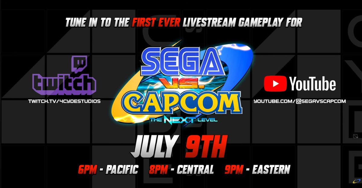 landjnewspirit's tweet photo. Voice of Ryu here
Sega vs Capcom: the Next Level Season 1 Live Stream will be this July 9th, 2026 at 9pm EST, 8pm CST and 6pm PST multi streaming on https://t.co/hb5q3f0kBG and https://t.co/gaXa4vLyR3
DON'T FORGET!! DREAMCON HOUSTON TEXAS JULY 10, 2026!!
#segavscapcom https://t.co/9RwYym0jKz