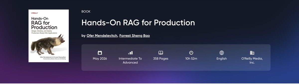 DREAMSTICK4's tweet photo. Read the first 2 chapters of this book today, and I can confidently say that I can explain RAG to anyone now, no matter what is the background!! 😆 https://t.co/QIMk5lg3vs