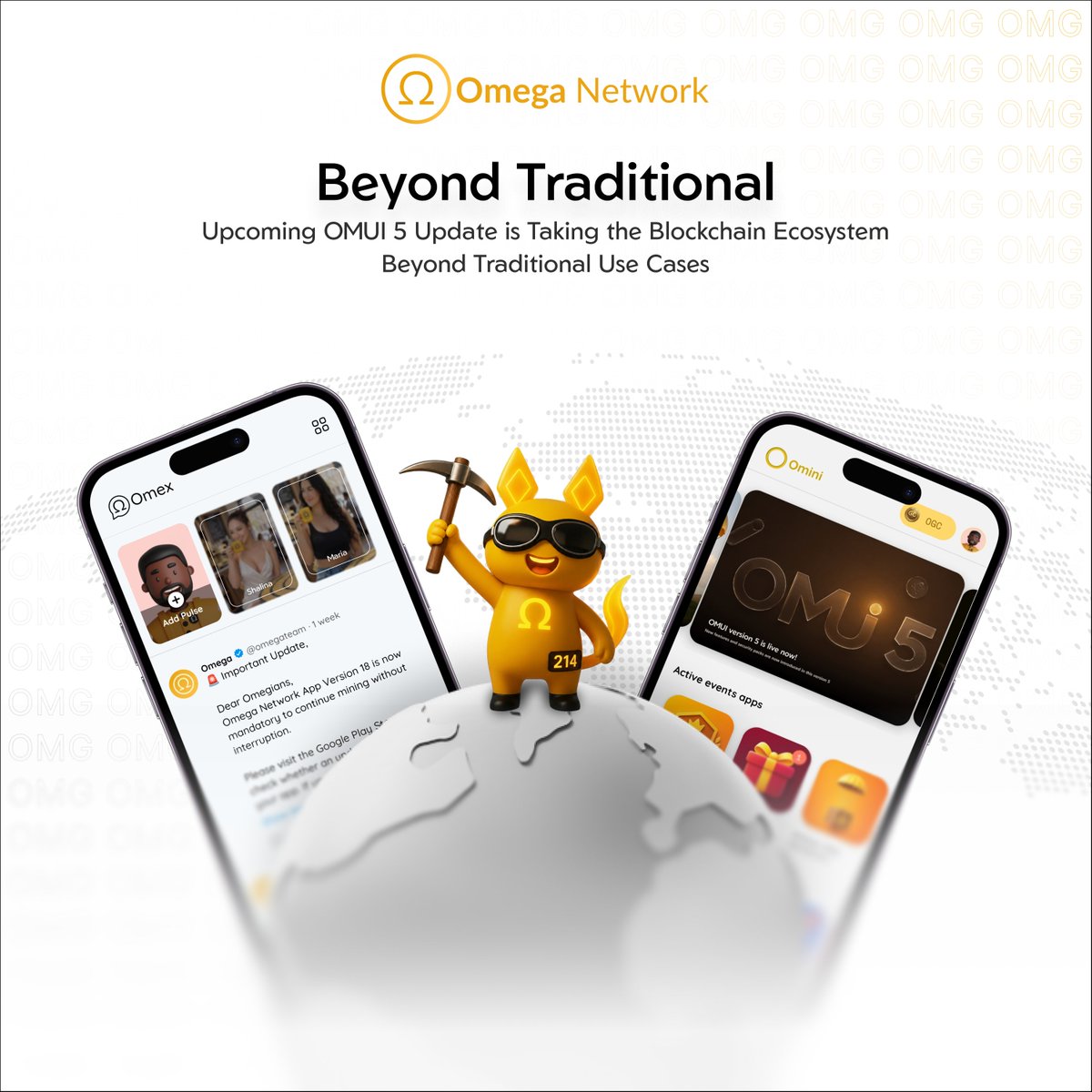 omega_net_x's tweet photo. Omega Network is going beyond traditional blockchain use cases with the upcoming OMUI 5 update.

Over time, @omega_net_x has remained focused on building, refining, and preparing the next generation of utility integrations that will continue strengthening the Omega ecosystem.

With OMUI 5, the ecosystem is no  longer limited to mining and payment transactions. It is evolving into a platform designed to create long-term value by connecting the ecosystem with practical, real-world use cases and giving the community access to meaningful opportunities beyond conventional blockchain applications.

In the coming days, a series of updates will be introduced to enhance the experience for every miner. Each release represents another step toward building a stronger, more scalable, and more valuable ecosystem for the entire community.

The OMUI 5 releases mark another milestone in creating an open digital economy where users can engage with products, services, and opportunities that extend beyond the traditional boundaries of blockchain.

More innovations and ecosystem developments will continue rolling out over the coming months.

OMUI 5 to set the new trend across the mining community.

Stay connected...

#omeganetwork