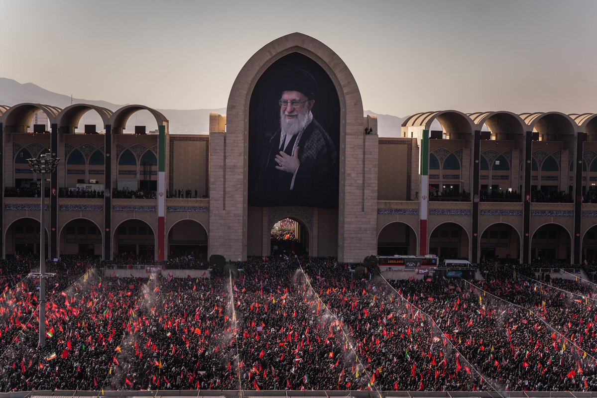 AryJeayBackup's tweet photo. Mourn, but don’t lose hope.

The great Ayatollah Khomeini left us, we were blessed with Ayatollah Khamenei.

And now, as Ayatollah Khamenei has left us, he gifted us Ayatollah Khamenei Jr.

10 million attended Imam Khomeini’s funeral. Imam Khamenei’s funeral was attended by even more.

A nation whose leader is loved by so many people on his final journey will only rise stronger, more united, and more victorious.