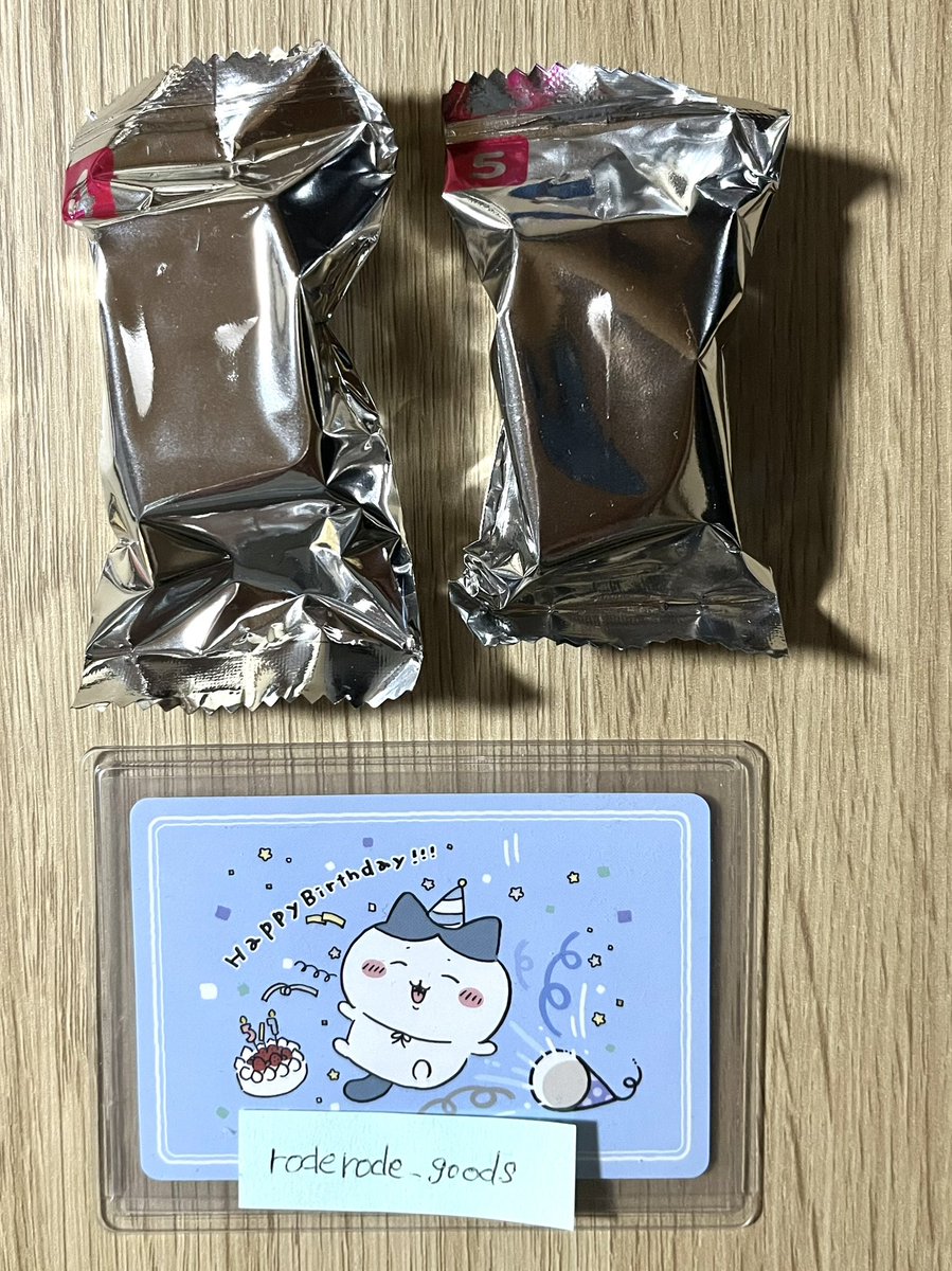 roderode_goods's tweet photo. ちいかわ　チョコボックス

譲）⭐︎モモンガ、くりまんじゅう
求）⭐︎ハチワレ、ラッコ

⭐︎同士での交換。
2:2でまとめて交換いただける方優先です。
郵送でのお取引希望です。
お気軽にお声がけください。 https://t.co/6QlVn2IXUV