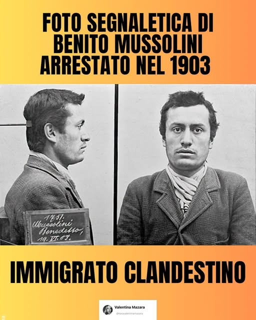 ArenaSusi's tweet photo. Nel 1903 all'età di 20 anni Mussolini fuggì in Svizzera per sottrarsi alla leva militare. Sempre in fuga i #fascisti https://t.co/3chwhWhMrM