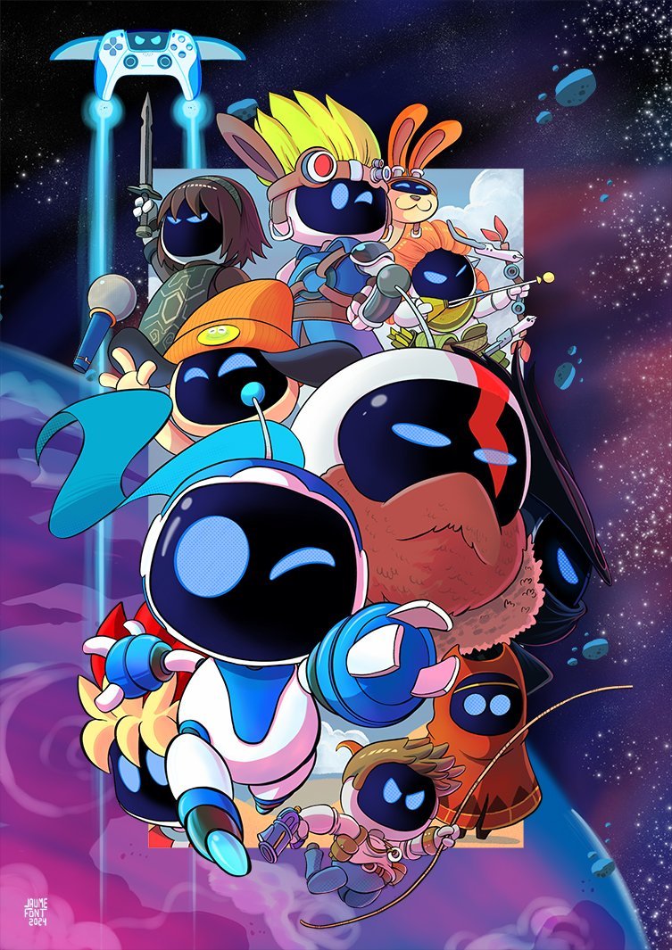 Firebreathermid's tweet photo. 82. 🎮 Astro Bot 🎮
🤖🚀🪐⭐🎮🕹️🌍💥🛠️🧩👾✨🏃🪙🏆😊
🤖💖✨⭐🤍⭐✨💖🤖❤️🌟🤖💙⭐✨❤️🤖

🟢🟩💖✨💫⭐️🌟🫶🔝💝 https://t.co/kDHMovSWcT