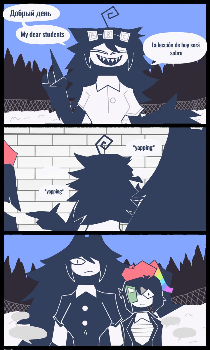 OCTAVIOAng45708's tweet photo. Miss Thavel is crazy!
Fpe Danger original redraw AU

#fpe #fpedangerau #comic #artㅤㅤㅤㅤ https://t.co/lj01rUtDvb