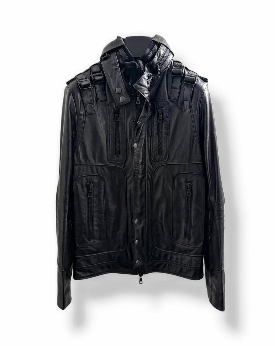 heIIamud's tweet photo. Young Thug In Balmain SS11 Oiled Bondage Leather Jacket https://t.co/dAINN9BZgi
