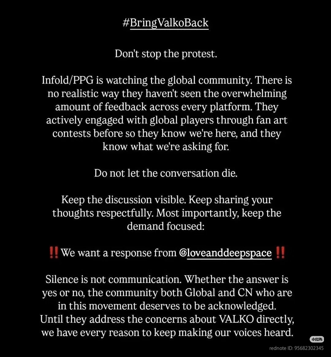 VenusMarcianX's tweet photo. #Valko #JusticeForValko #恋与深空 #敖尹 #LoveAndDeepspace #LADS #BringValkoBack #SaveValko #BringBackValko
#LADSValkoReturn https://t.co/fDHBauVDTU