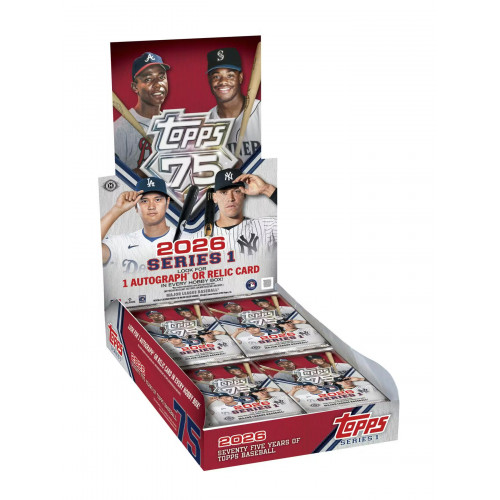 SBBTweet's tweet photo. ⚾ LIVE NOW:2026 Topps Series 1 Baseball Hobby ( - 4-Box Break #3)

Click here for Live Stream: https://t.co/xghSW30J0g

#SBB #thehobby #groupbreaks #sportscards #collect #cardbreaks #boom #sportsboxbreaks #boxbreaks #baseball #topps #MLB  #fantatics #whodoyoucollect #Series1 https://t.co/XC3YM2DpKD