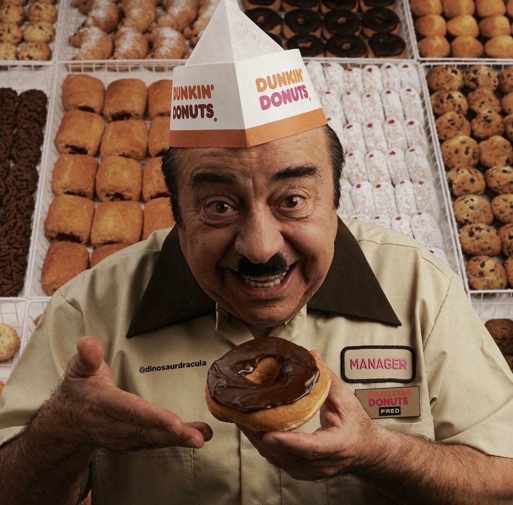 curatorWH's tweet photo. Dunkin’ Donuts was founded in 1950 by William Rosenberg, the son of Polish Jewish immigrants. His first shop in Quincy, MA originally called Open Kettle focused on fast, affordable coffee and donuts. Check your local listings for kosher Dunkin options! https://t.co/8Qb4X0ohYG