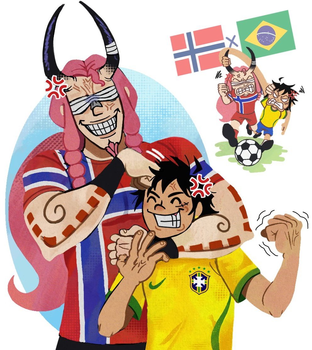 MontahaSidrat's tweet photo. What a great win! Let's move on to the next round.👑👑
#BRAxNOR #ONEPIECE〜 https://t.co/bJSiBq3SGC