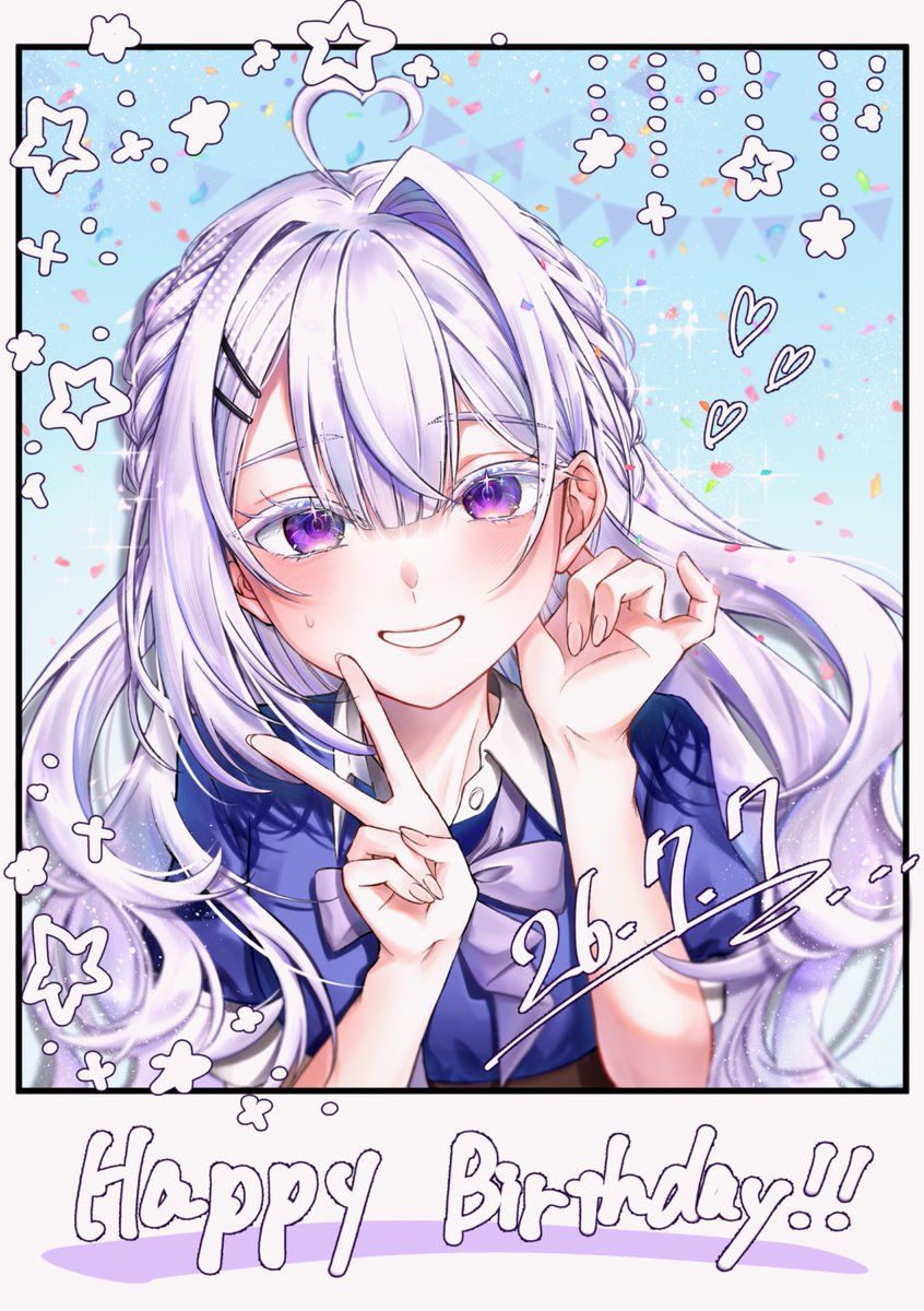 mochi_anmitu's tweet photo. うちの子はぴば🎉❣️
#⃣創作 https://t.co/7EdQgwfoUd