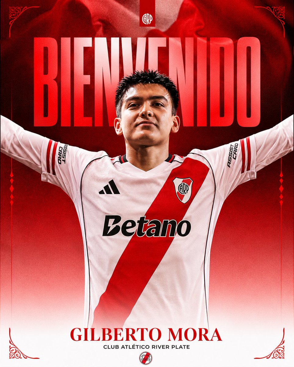 millopv's tweet photo. 🚨RIVER ROMPIÓ EL MERCADO: TRES REFUERZOS CONFIRMADOS. ⚪🔴

El club Millonario destroza el mercado argentino con 3 incorporaciones TOP para el actual plantel.

- Sidny Lopes Cabral🇨🇻
- Ørjan Nyland🇳🇴
- Gilberto Mora🇲🇽

(Serían reemplazos de M. Meza, E. Centurión y J.C Meza) https://t.co/veodwLxy3b