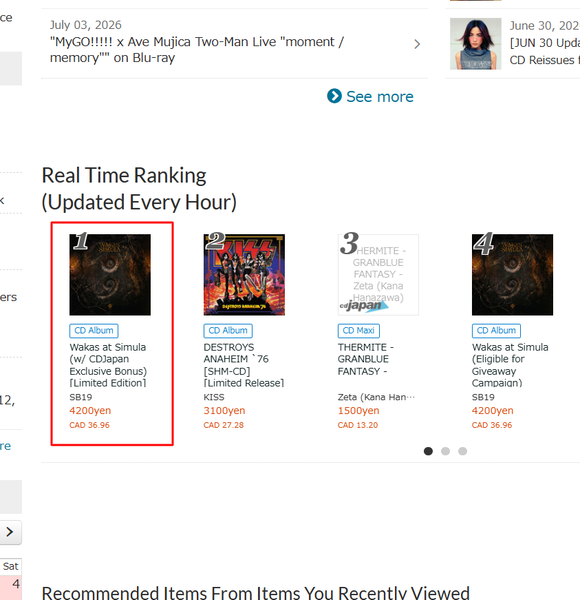 CDJapan's tweet photo. Still at No.1 - amazing!

#SB19 is still holding the top spot on our all-genre chart!

SB19: Wakas at Simula
https://t.co/reqnK9cu6N

Fans all over the world, please keep sharing the news!

#WakasatSimula https://t.co/cGdzX8mBlx