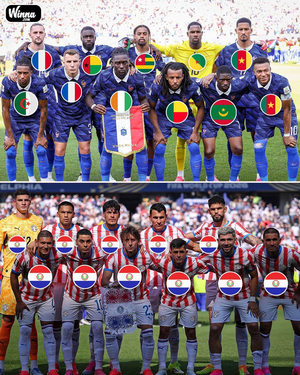 GarbageHuman24's tweet photo. Paraguay‘s World Cup was ended by the United Nations of Africa https://t.co/viOP4uiWSh