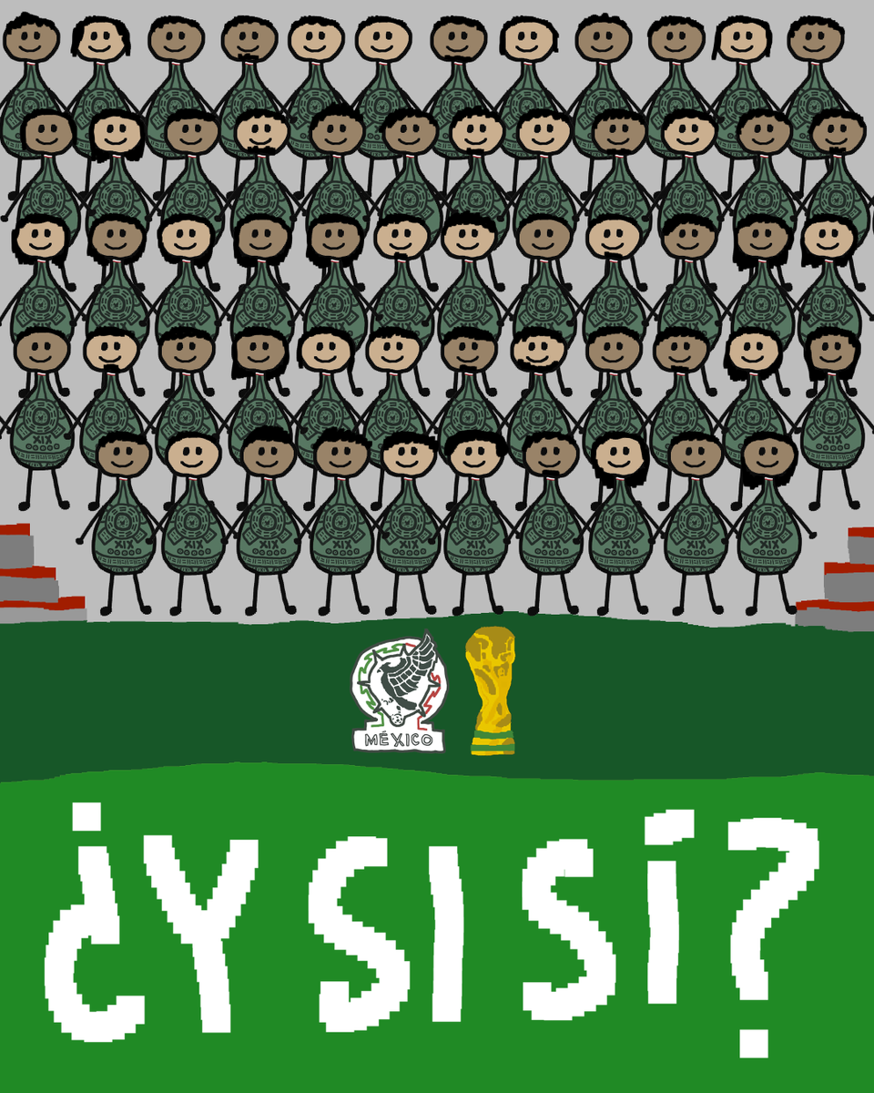 futbolmxpaint's tweet photo. Hoy es el día para hacer historia. Vamos, México.

¿Y SI SÍ? https://t.co/Sln3XiK9eq