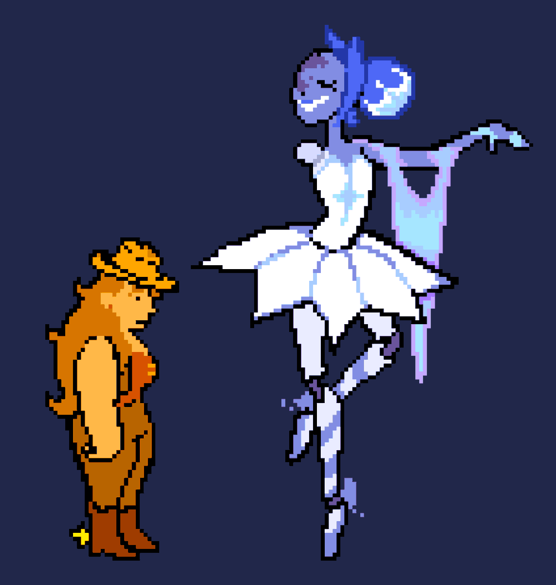 Eddy_Wudpekr's tweet photo. #Gwenkie as #Blellow
.
.
#KnightsOfGuinevere #KOG #Deltarune https://t.co/o8V8gZ0Gul