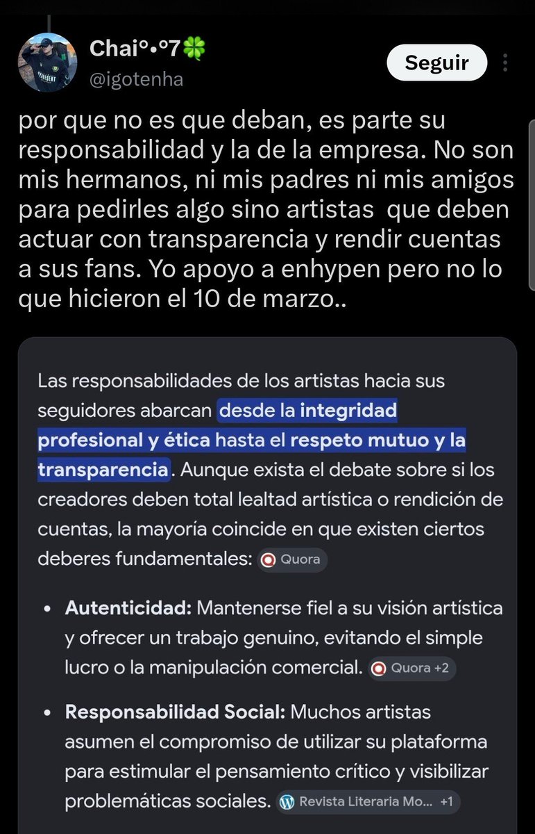 KichuWonie's tweet photo. (Ni siquiera voy citar a esta 💩 porque que horror)

🤡: "Yo apoyo a Enhypen pero no lo que hicieron el 10 de marzo"

Enhypen? Enhypen hizo??? ENHYPEN?!?

Que chingados hizo Enhypen?!?

Ahora resulta que fueron ellos y que estan obligados a dar mas explicaciones?!

Dile a tu fav! https://t.co/B0QJpDjgMB