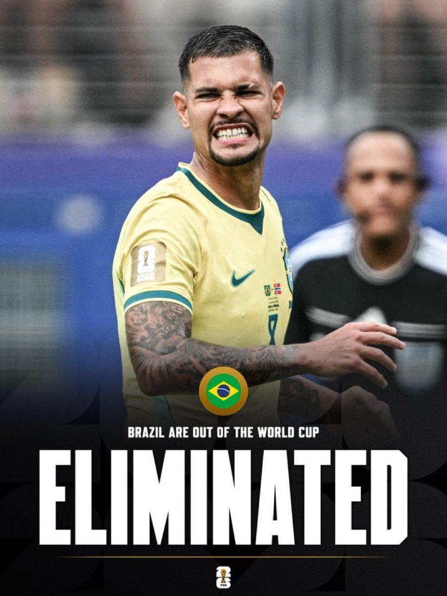 yabaleftonline's tweet photo. Brazil out of the World Cup. https://t.co/vrBKqj0Lut