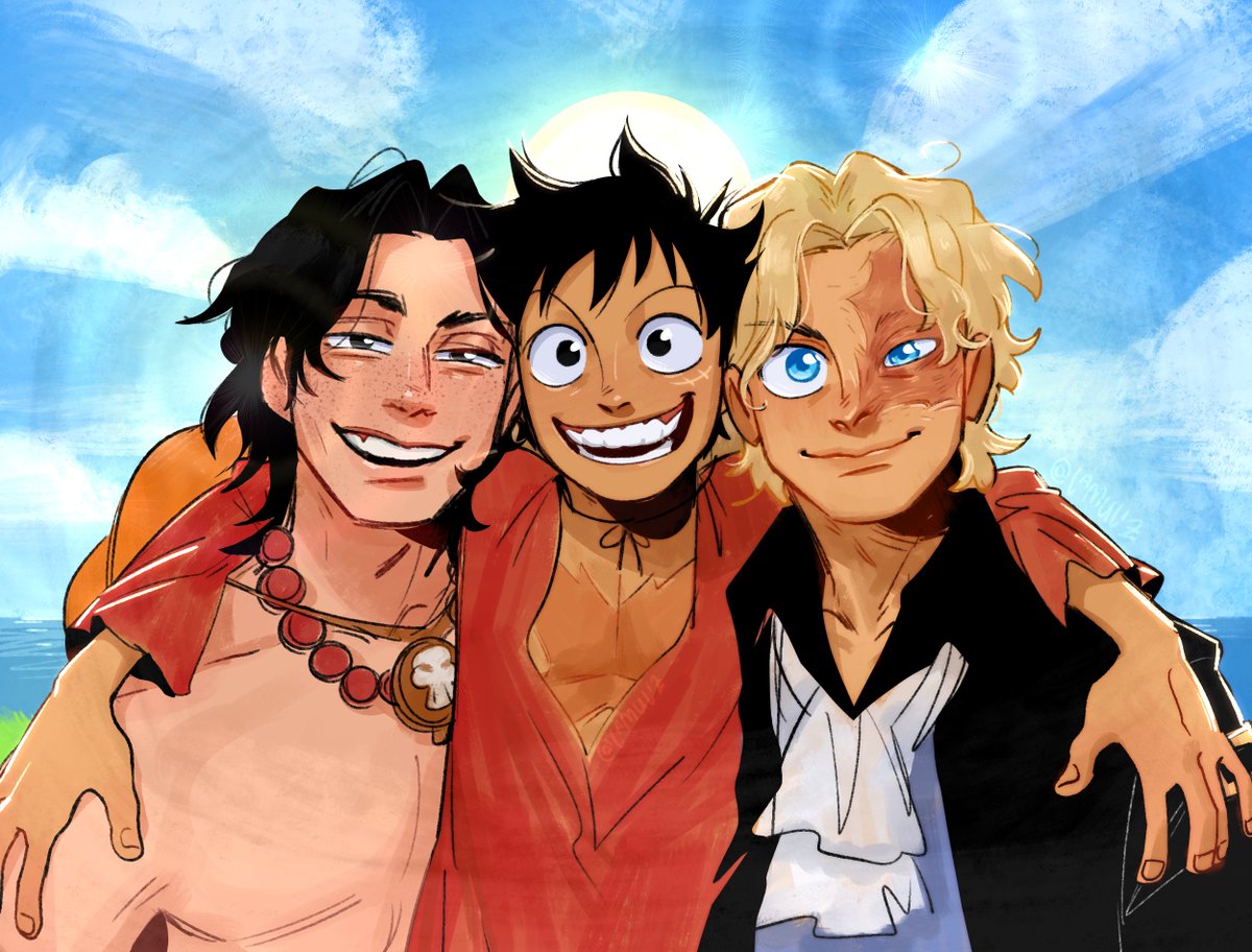 lamuliz's tweet photo. the american sign language brothers!! #ONEPIECE〜 https://t.co/FlMHps3IYG