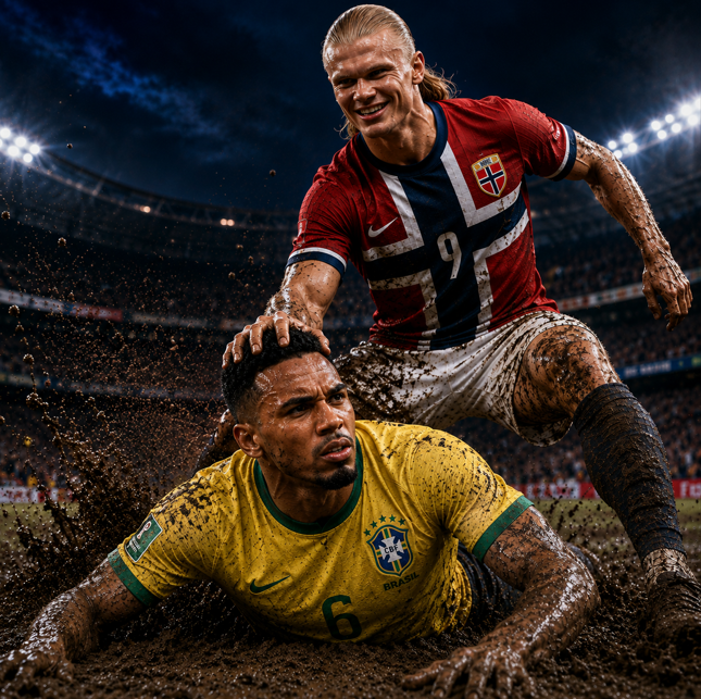 TotalSpursTV's tweet photo. @FabrizioRomano HAALAND WINS.......PERFECT #Haaland #NORBRA #Norway📷 #Brazil📷 #Football #Soccer #WorldCup https://t.co/W8SF90p9iR