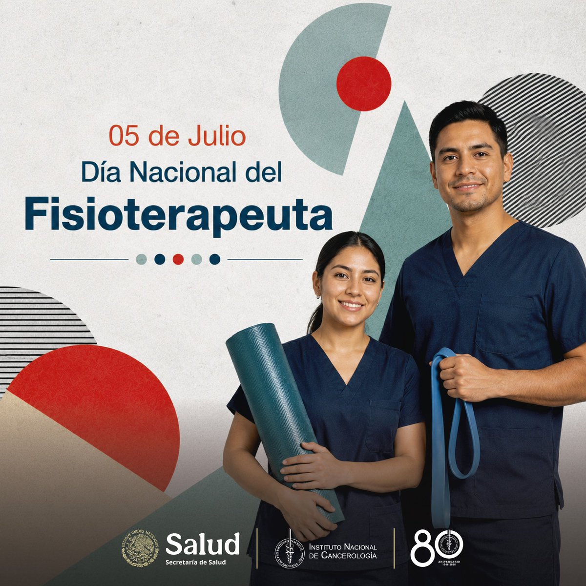 incanMX's tweet photo. En el Día Nacional del Fisioterapeuta, reconocemos la labor de quienes acompañan a las y los pacientes con cáncer en su proceso de recuperación, rehabilitación y mejora de su calidad de vida. Gracias por su compromiso y vocación de servicio. 💙 #DíaDelFisioterapeuta #INCan # https://t.co/2XDkn8FYSM