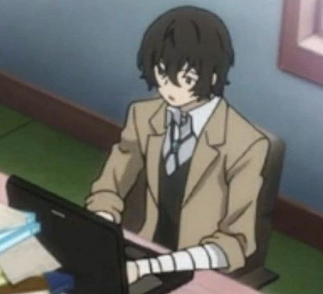 skksdaughter's tweet photo. low quality dazai my beloved https://t.co/7oNom3K8Mp