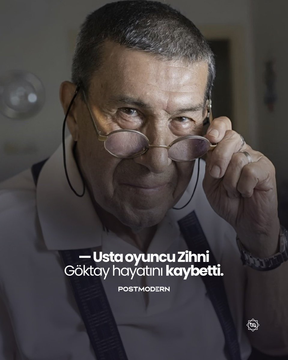istbassavcisi's tweet photo. — Usta oyuncu Zihni Göktay hayatını kaybetti. https://t.co/RA4WaIgJEY