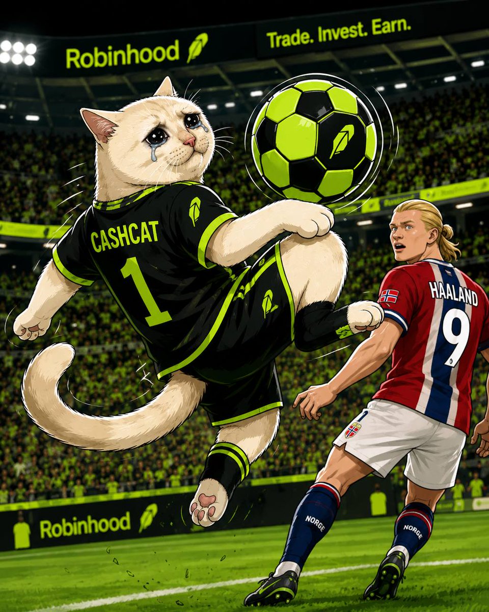 cashcat_token's tweet photo. Seems like theres only one player able to stop Haaland at this point - CashCat from Robinhood FC https://t.co/glhQLkUaDV